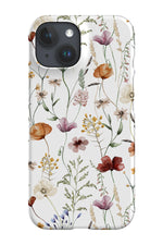 Vintage Autumn Meadow Wildflowers By Uta Naumann Phone Case (White)