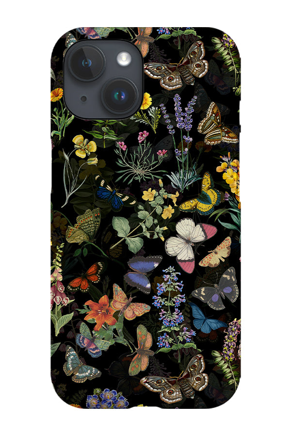 Vintage Night Wildflowers Meadow By Uta Naumann Phone Case (Black) | Harper & Blake