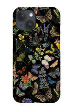 Vintage Night Wildflowers Meadow By Uta Naumann Phone Case (Black)