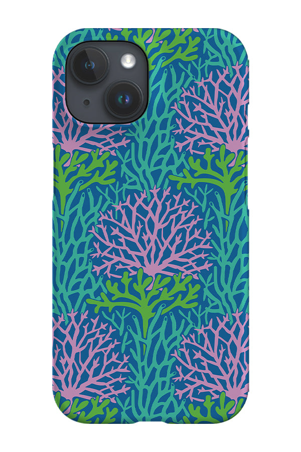 Coral Garden By Jackie Tahara Phone Case (Blue)