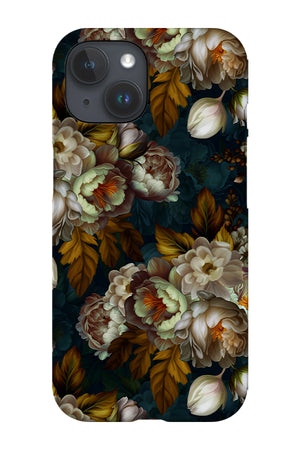 Vintage Baroque White Flowers By Uta Naumann Phone Case (Black) | Harper & Blake