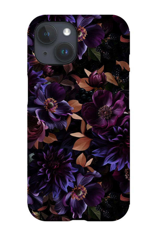 Vintage Mystic Baroque Flowers By Uta Naumann Phone Case (Purple)