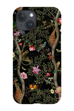 Chinoiserie Vintage Trees By Uta Naumann Phone Case (Black)