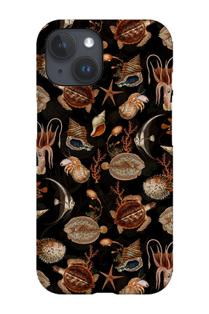 
            
                Load image into Gallery viewer, Vintage Ocean Creatures By Uta Naumann Phone Case (Black) | Harper &amp;amp; Blake
            
        