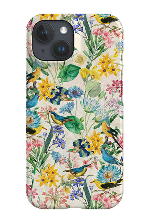 Beautiful Vintage Floral Birds By Uta Naumann Phone Case (Multicolour) | Harper & Blake