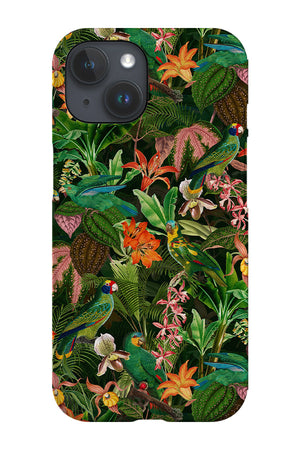 Tropical Vintage Exotic Parakeets By Uta Naumann Phone Case (Green) | Harper & Blake