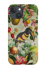 Exotic Toucan and Fruit By Uta Naumann Phone Case (Green)