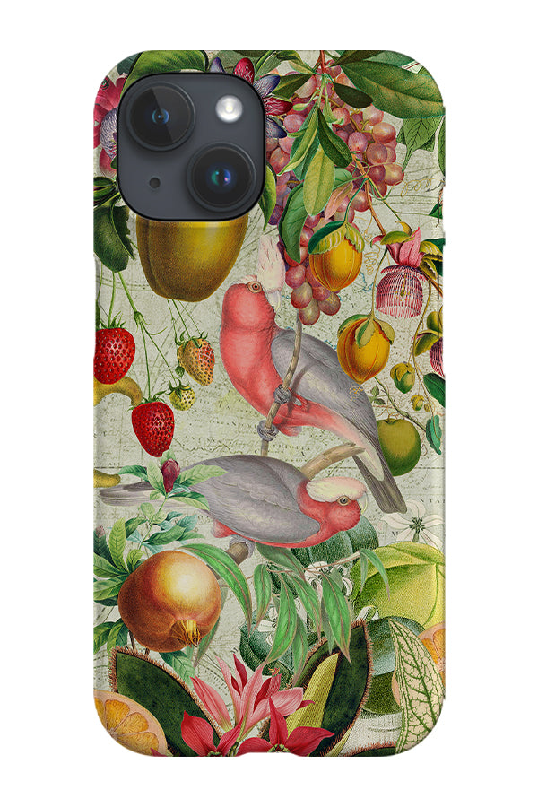 Vintage Exotic Cockatoo Bird By Uta Naumann Phone Case (Green) | Harper & Blake