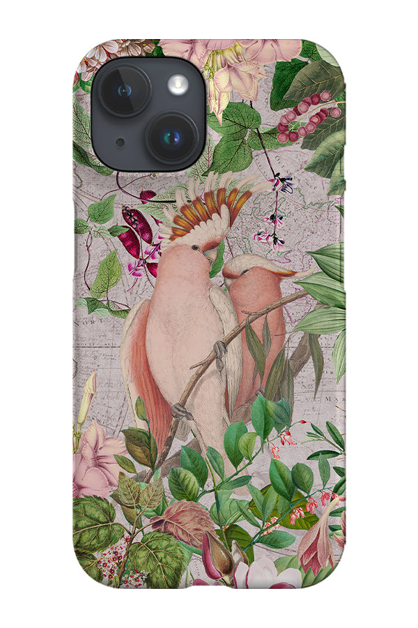Pink Vintage Cockatoo Bird By Uta Naumann Phone Case (Pink) | Harper & Blake