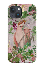Pink Vintage Cockatoo Bird By Uta Naumann Phone Case (Pink)