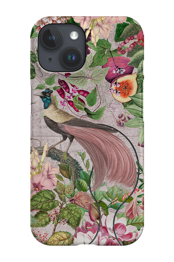 Vintage Pink Birds of Paradise By Uta Naumann Phone Case (Pink) | Harper & Blake