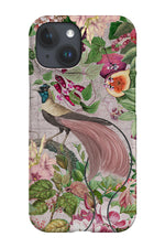Vintage Pink Birds of Paradise By Uta Naumann Phone Case (Pink)