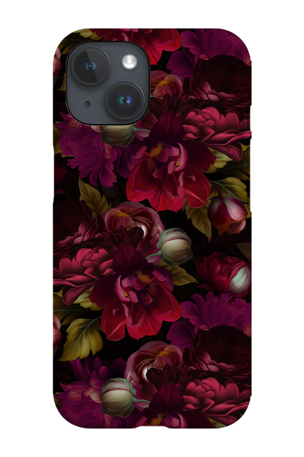 Vintage Romantic Burgundy Roses By Uta Naumann Phone Case (Red) | Harper & Blake