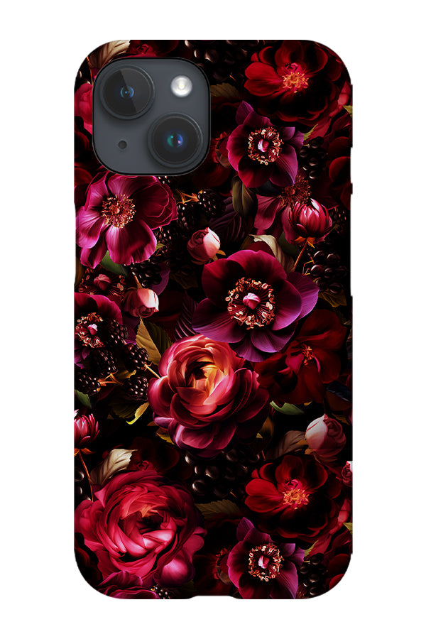 Vintage Midnight Rose Garden By Uta Naumann Phone Case (Red) | Harper & Blake