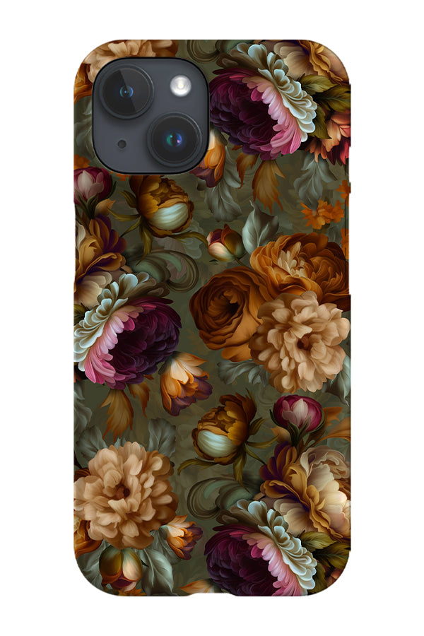 Romantic Baroque Gothic Florals By Uta Naumann Phone Case (Green) | Harper & Blake