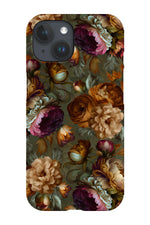 Romantic Baroque Gothic Florals By Uta Naumann Phone Case (Green)