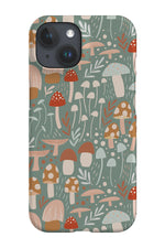 Mushrooms By Kristen Knechtel Phone Case (Green)