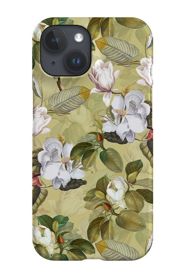 Vintage Green Magnolia By Uta Naumann Phone Case (Green) | Harper & Blake