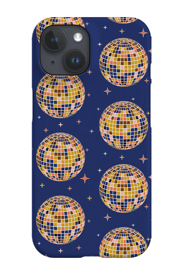 70s Disco Ball By Hannah Maria Phone Case (Blue) | Harper & Blake