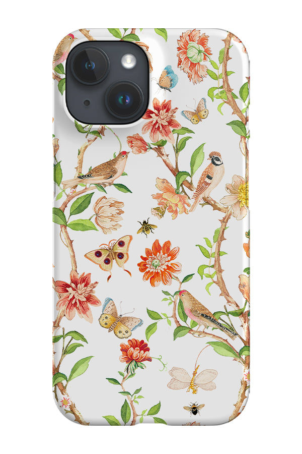 Antique Vintage Chinoiserie Birds By Uta Naumann Phone Case (White)