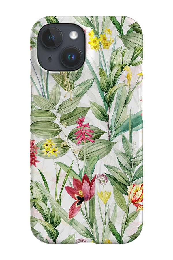 Tropical Plants and Leaves By Uta Naumann Phone Case (White)