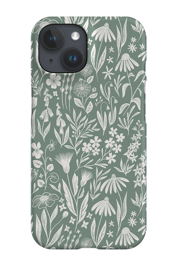 Wildflowers By Kristen Knechtel Phone Case (Green) | Harper & Blake