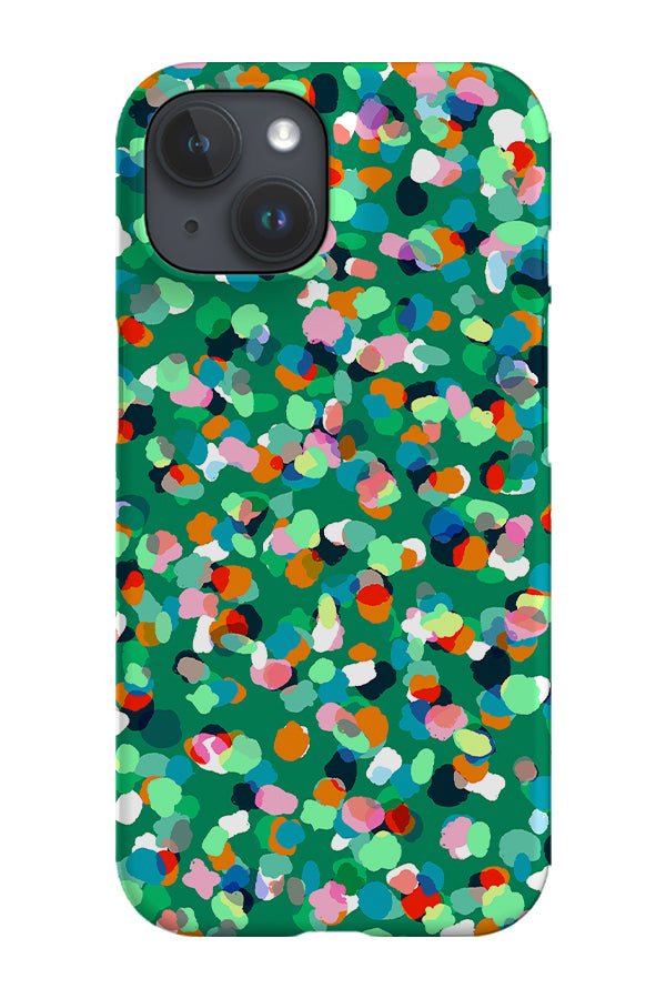 Party Spot by Rachel Parker Phone Case (Emerald Green) | Harper & Blake