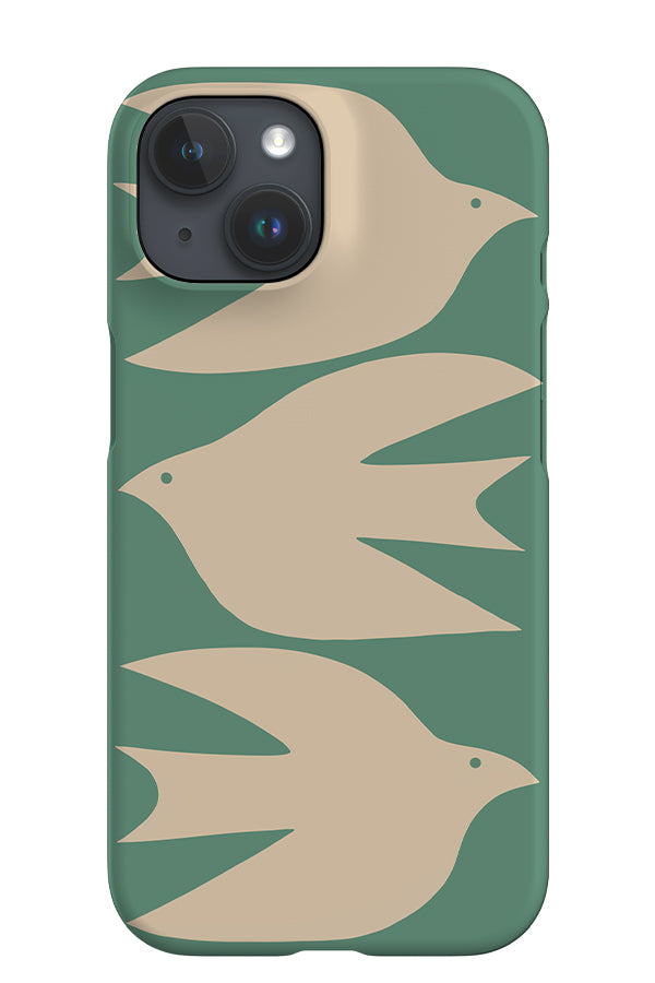 Abstract Bird iPhone Phone Case (Mint) | Harper & Blake