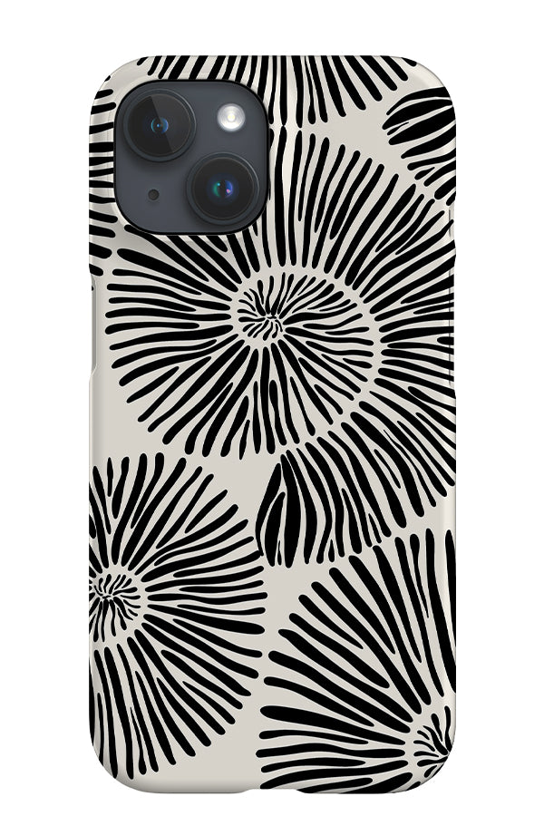 Abstract Shell iPhone Phone Case (Black & White) | Harper & Blake