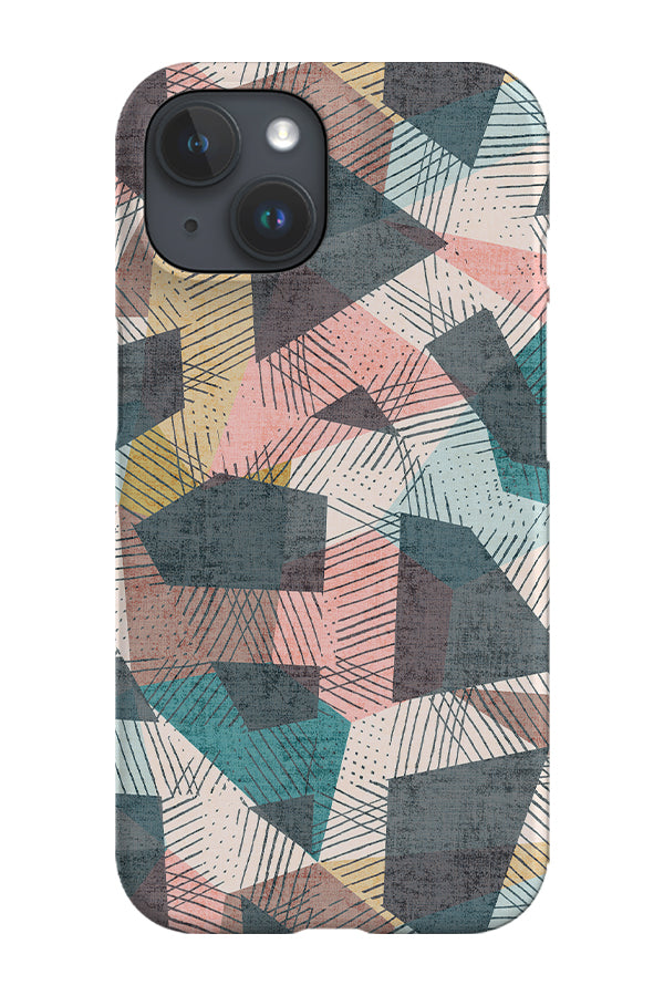 Abstract Geometric by Michele Norris Phone Case (Grey)