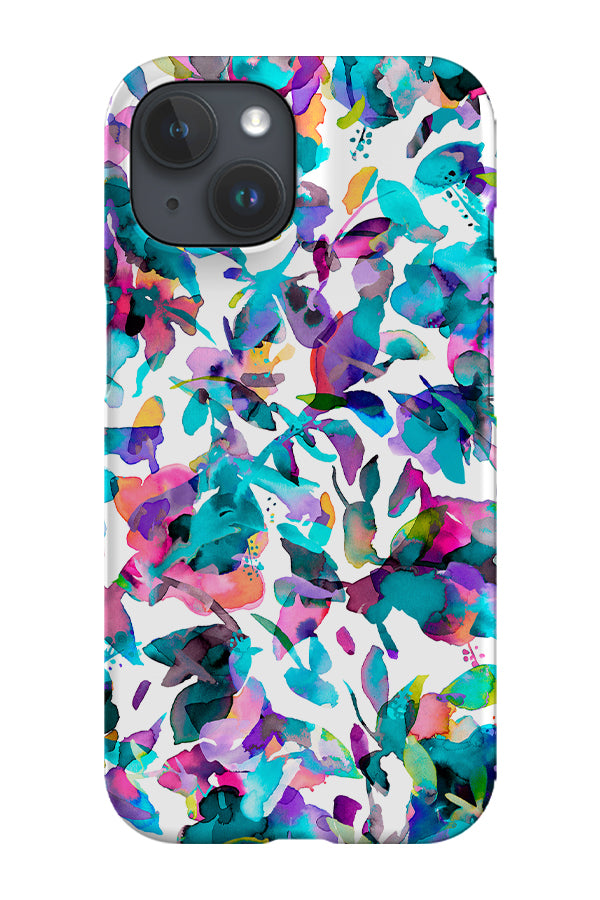 Aquatic Flowers By Ninola Design Phone Case (Blue) | Harper & Blake
