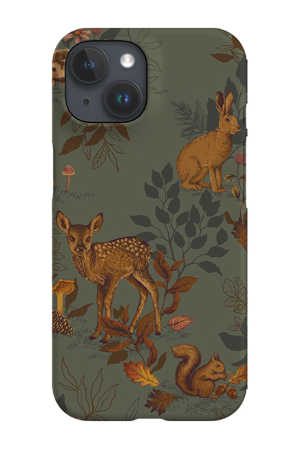 Autumn Forest by Linn Warme Phone Case (Green) | Harper & Blake