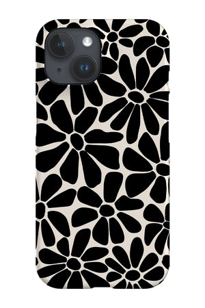 Retro Floral By Gavthomeu Phone Case (Black and White) | Harper & Blake