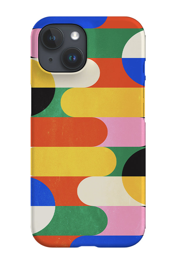 Colourful Bauhaus By Ayeyokp Phone Case (Rainbow)
