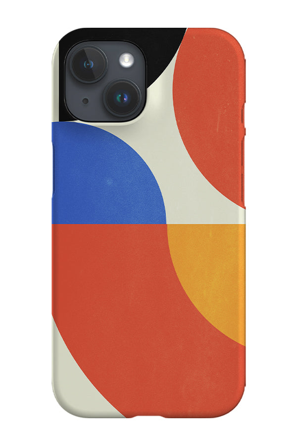 Bauhaus Shapes By Ayeyokp Phone Case (Beige) | Harper & Blake