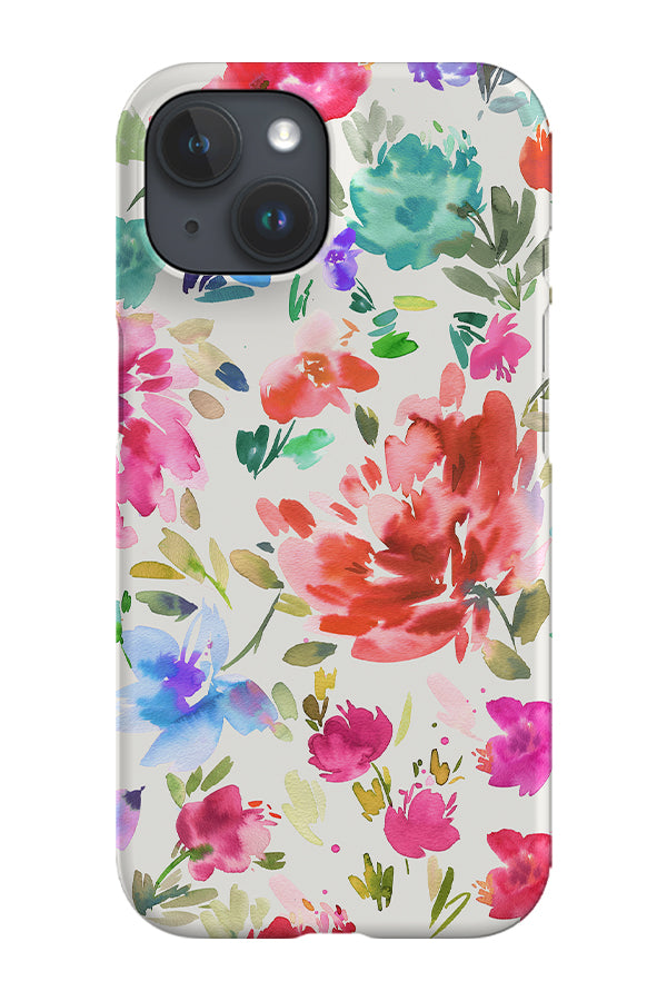 Beautiful Watercolour Summer Floral By Ninola Design Phone Case (Colourful) | Harper & Blake