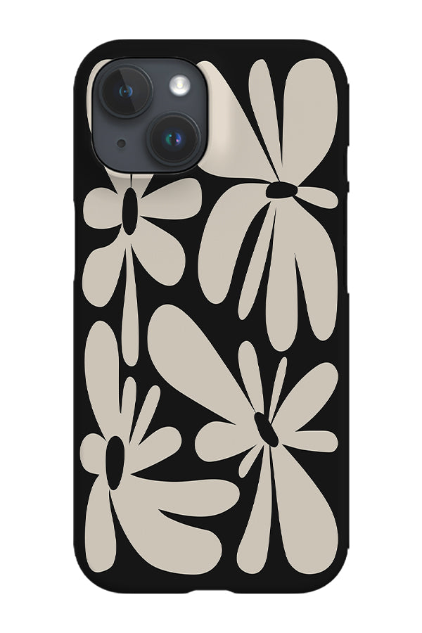 Bloom Matisse Leaves By Ayeyokp Phone Case (Black) | Harper & Blake