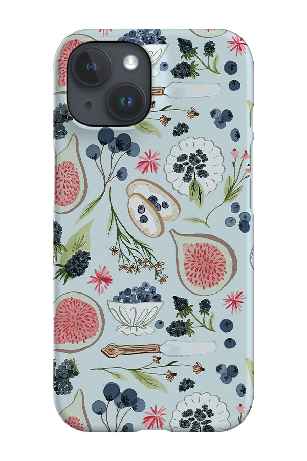 Blueberry Breakfast by Becca Story Smith Phone Case (Blue) | Harper & Blake