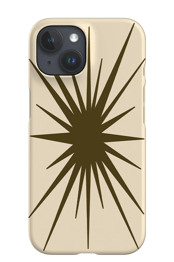 Bohemian Abstract Star iPhone Phone Case (Beige) | Harper & Blake