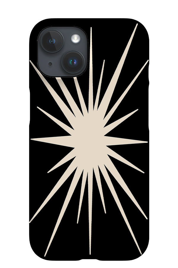 Bohemian Abstract Star iPhone Phone Case (Black) | Harper & Blake