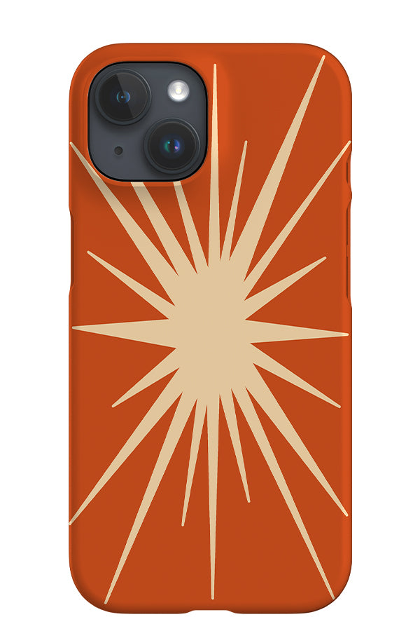 Bohemian Abstract Star iPhone Phone Case (Burnt Orange Beige) | Harper & Blake