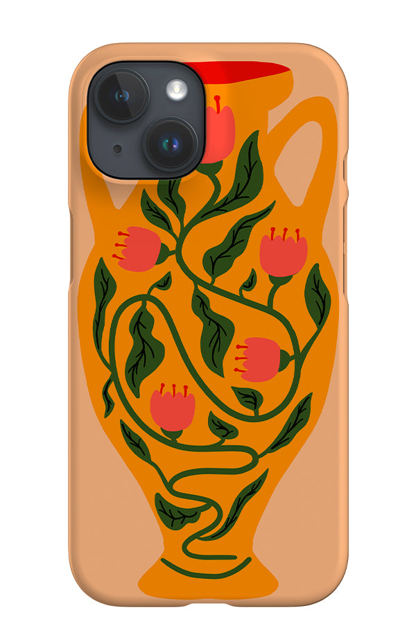 Bohemian Vase iPhone Phone Case (Peach) | Harper & Blake