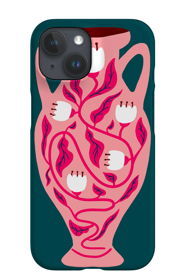 Bohemian Vase iPhone Phone Case (Teal) | Harper & Blake