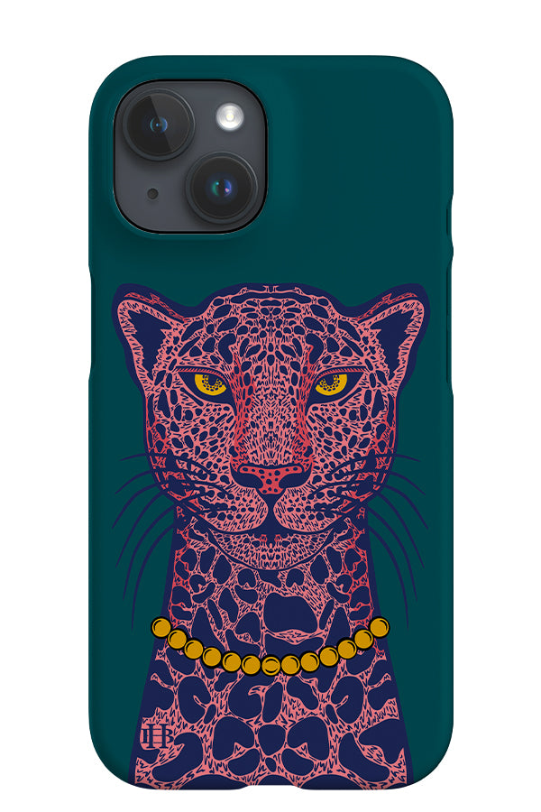 Bold Cheetah iPhone Phone Case (Teal) | Harper & Blake