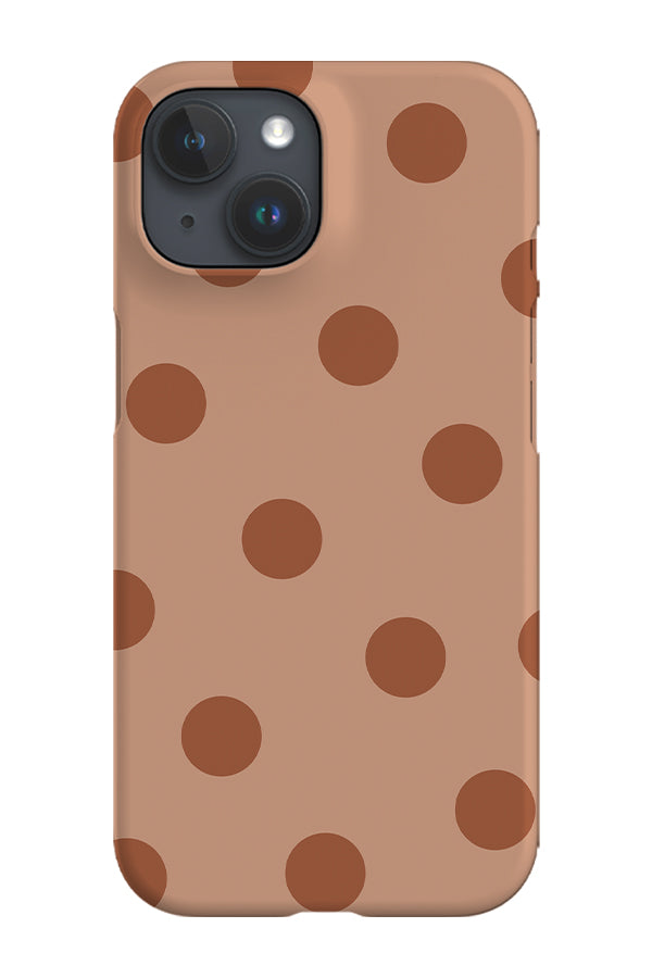 Bold Dots Phone Case (Clay Terracotta) | Harper & Blake