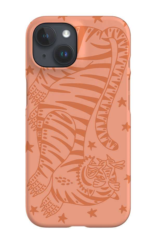 Bold Tiger iPhone Phone Case (Pink & Orange) | Harper & Blake