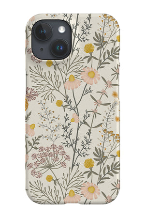 Botanical Weeds by Garabateo Phone Case (Beige) | Harper & Blake