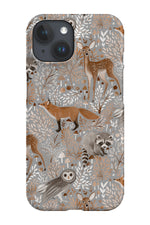 Forest Animals by Petit Faon Prints Phone Case (Grey)