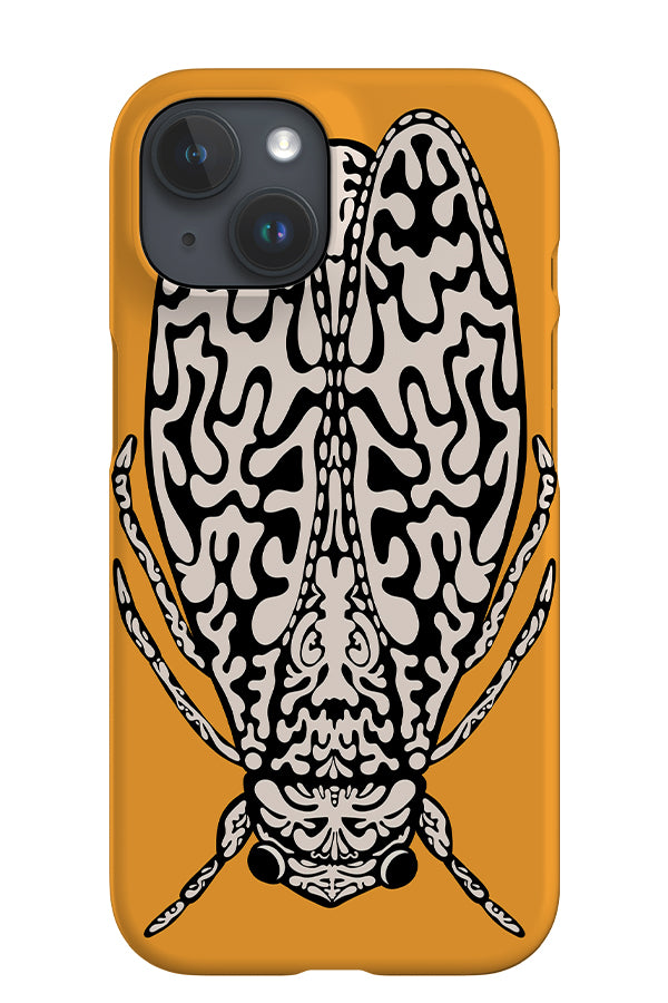 Bug iPhone Phone Case (Yellow & Off White) | Harper & Blake