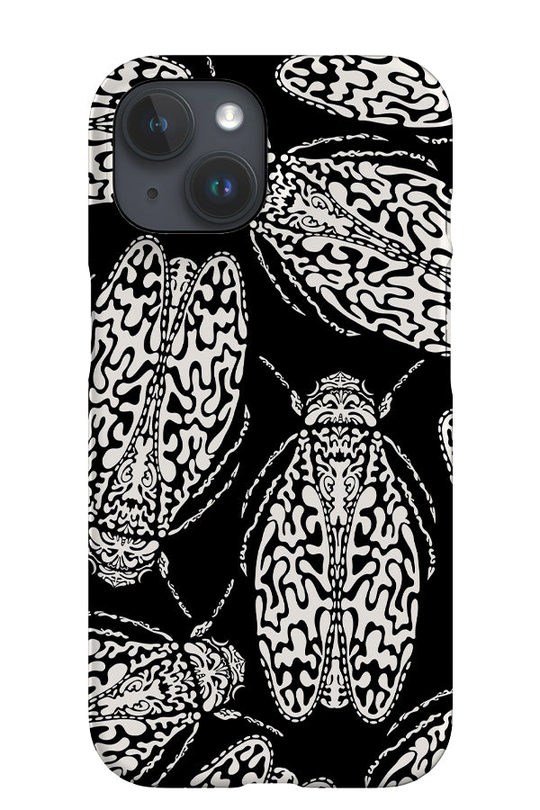 Bug Scatter iPhone Phone Case (Monochrome) | Harper & Blake